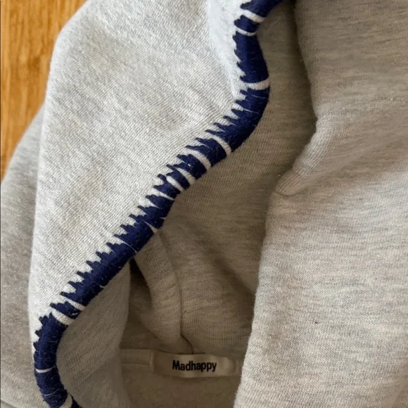 Madhappy Curb Your Enthusiasm RARE Gray Hoodie Sweater